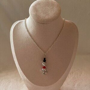 Snowman necklace